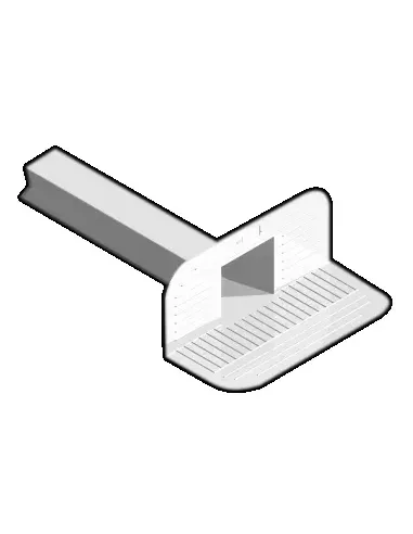 GARGOLA PARA BALCONES BLANCA