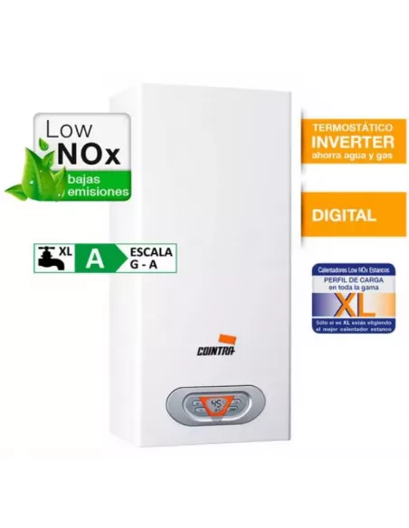 CALENTADOR GAS BUTANO 10 L ESTANCO LOW NOX + KIT S