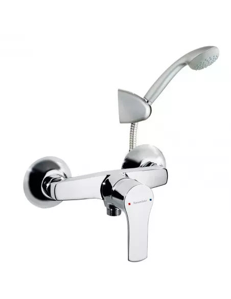 GRIFO MONOMANDO DUCHA TITANIUM CON EQUIPO 1808VM