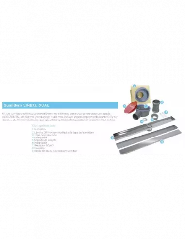 KIT IMPERMEABILIZACION LINEAL DUAL DIVA 70