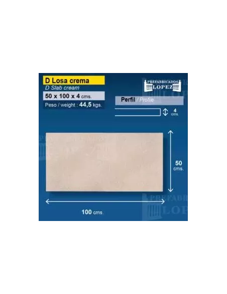 BORDE PISCINA GRANADA 50X100 (Chino Crema)