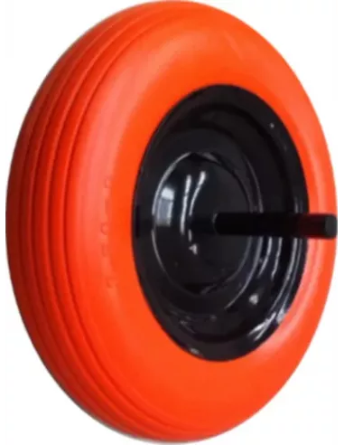 RUEDA IMPINCHABLE DE CARRETILLA 3.50/8 EJE CORTO