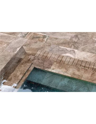 Esquina Rejilla Cerámica para Piscina Serie Bermeo. Gresmanc