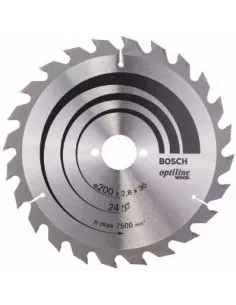 DISCO DE SIERRA CIRCULAR 200 DE 24 DIENTES SECO