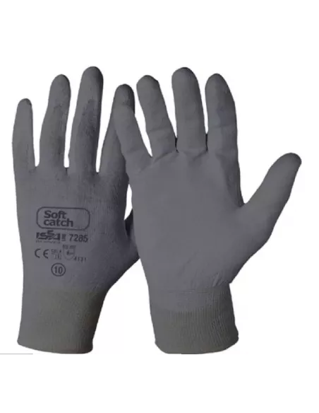 GUANTE SOFT CATCH NYLON GRIS 7285 T-8