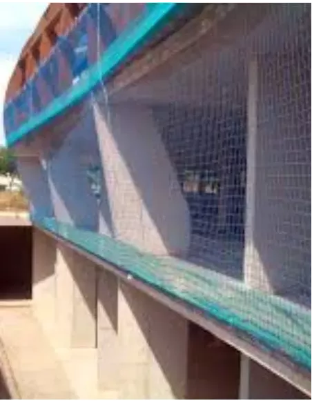 RED DE SEGURIDAD 5X10 SISTEMA V AZUL EN 1263-1