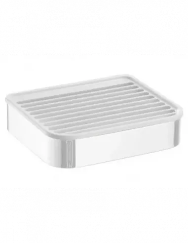 JABONERA PARED BLANCO MATE SERIE ECO