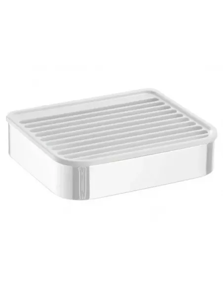 JABONERA PARED BLANCO MATE SERIE ECO