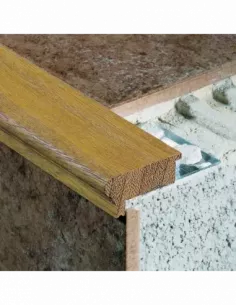 N-PELDAÑO ROMANO ALUM+MAD. ROBLE-55 17x1500