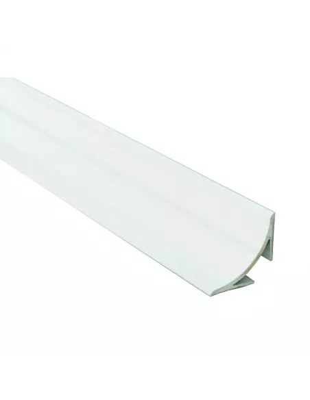 ESCOCIA ALUMINIO BLANCA SOBRE AZULEJO 27X27x2500