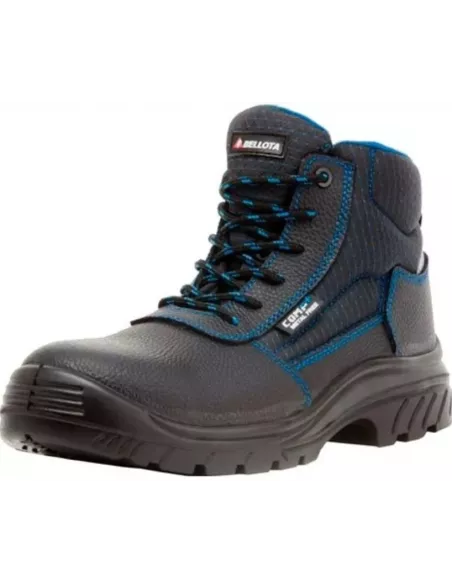 BOTA PIEL NEGRA AZUL 72307 T-40 S3 NM