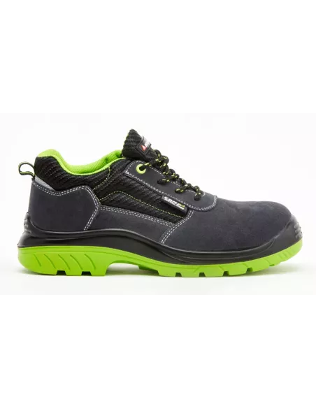 ZAPATO SERRAJE NEGRO VERDE 72310 T-42 S1P NM
