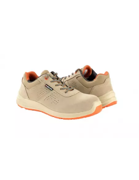 ZAPATO SERRAJE BEIGE NARANJA DUST FLEX S1P T-46