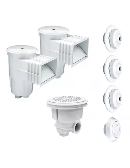 KIT PISCINA EMPOTRAR (SKIMMER+SUMIDERO+BOQUILLAS)