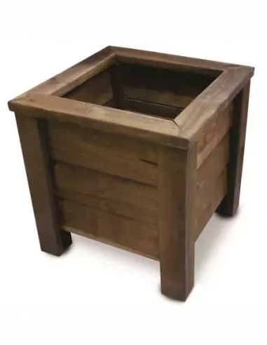 JARDINERA MADERA MARRON 470X471X400