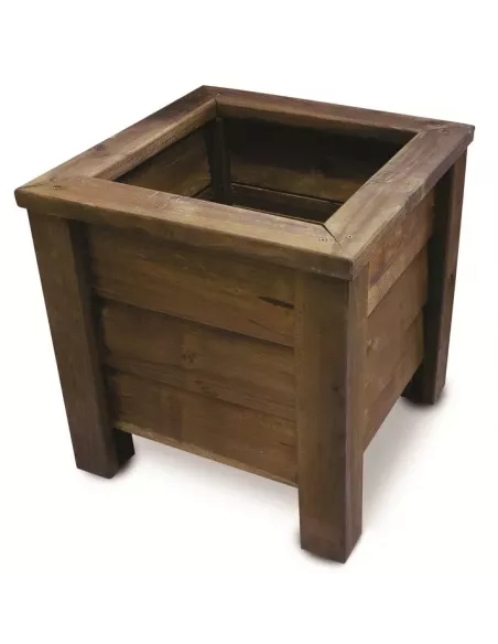 JARDINERA MADERA MARRON 470X471X400