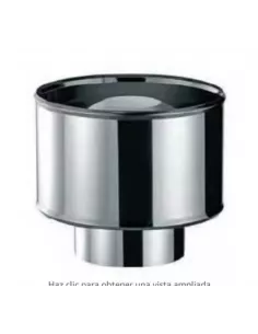 SOMBRERETE ANTILLUVIA DOBLE PARED PELLET INOX-INOX