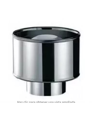 SOMBRERETE ANTILLUVIA DOBLE PARED PELLET INOX-INOX