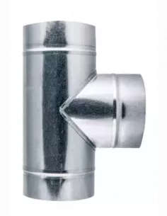 TE GALVANIZADA 250 mm 90