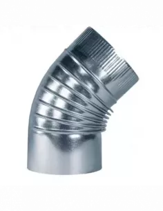 CODO 45 GALVANIZADO 175 (0.8) RIZADO