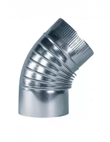 CODO 45 GALVANIZADO 175 (0.8) RIZADO