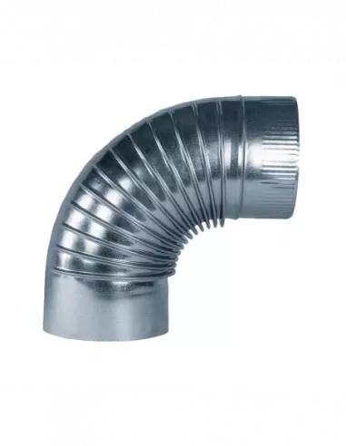 CODO 90º GALVANIZADO 120 (0.5) RIZADO