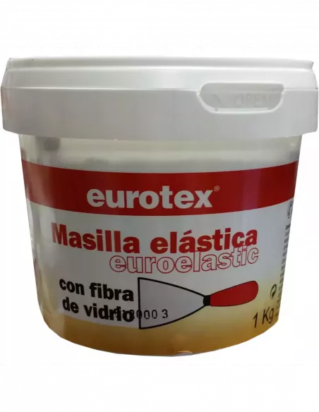 MASILLA ELASTICA USO CON FIBRA DE VIDRIO 1KG 750ML