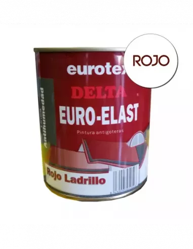CAUCHO ROJO LADRILLO 1 Kg DELTA EUROELAST