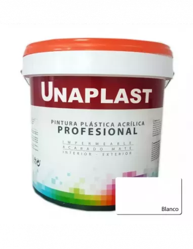 PINTURA BLANCA REVESTIMIENTO 20Kg UNAPLAST NARANJA