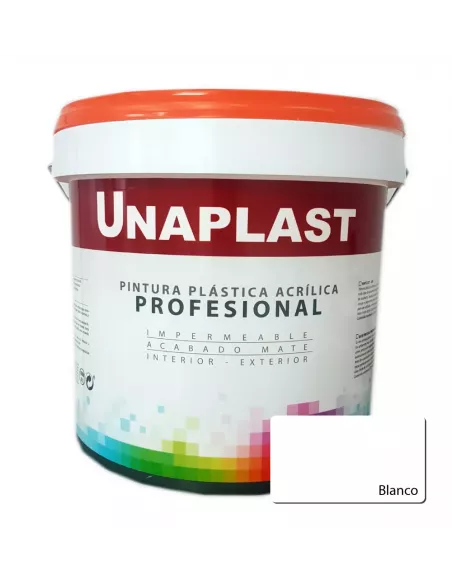 PINTURA BLANCA REVESTIMIENTO 20Kg UNAPLAST NARANJA