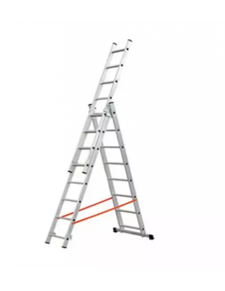 ESCALERA DE 3 TRAMOS 7 PELDAÑOS PROFESIONAL TREKX3