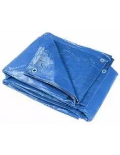 TOLDO REFORZADO CON OJALES 3X4 M AZUL