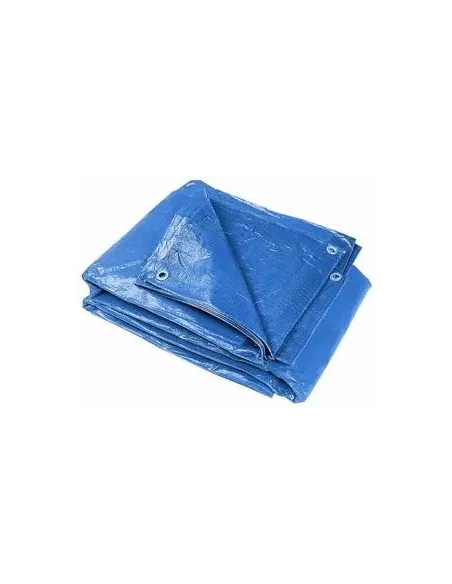 TOLDO REFORZADO CON OJALES 3X4 M AZUL