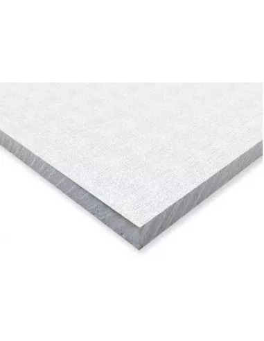 PLACA TECHO REGISTRABLE VINILO BLANCO 600X600X10