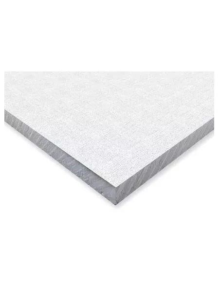 PLACA TECHO REGISTRABLE VINILO BLANCO 600X600X10