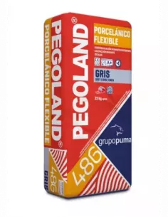 PEGOLAND PORCELANICO FLEXIBLE GRIS C2 TE 25KG
