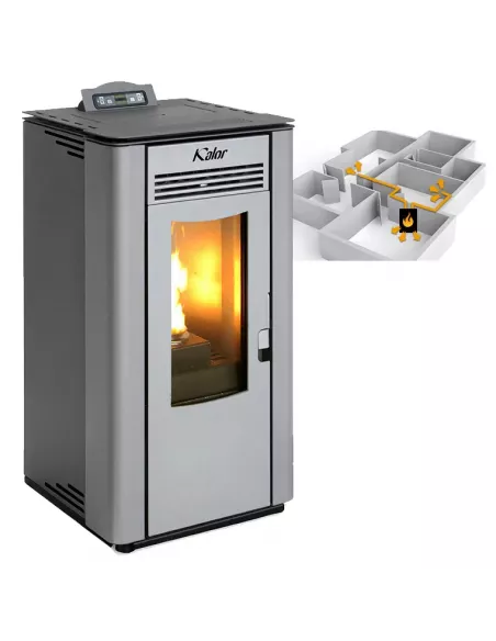 ESTUFA PELLET LARA 12 CANALIZABLE 10,1 KW