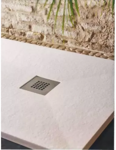 PLATO DE DUCHA RESINA PIZARRA BLANCO 80X120 ECO