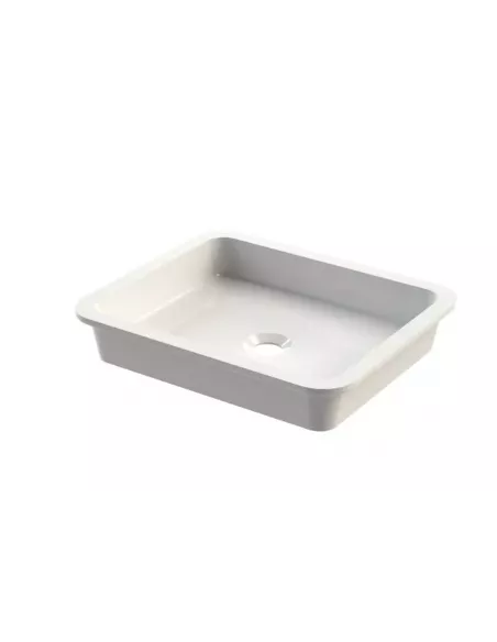 LAVABO CERAMICA INTEGRAL BLANCO 50X40 "TOLEDO"