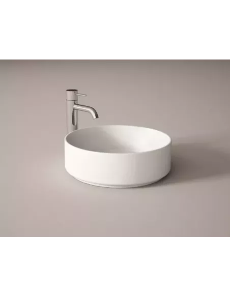 LAVABO ENCIMERA COLORS BLANCO BRILLO 37X12CM