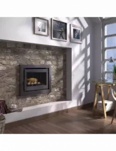 Estufa de leña IT-180 F insertable de fundicion