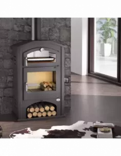 Estufa de leña M-106 con horno