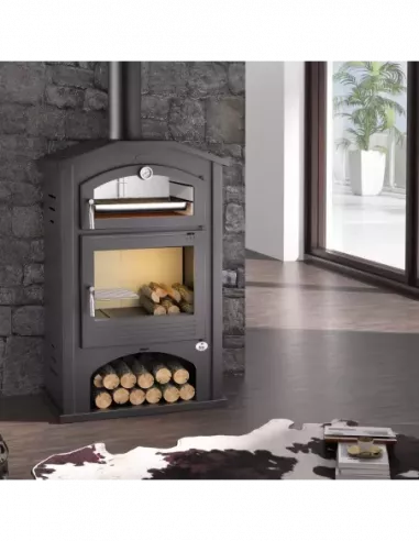 ESTUFA LEÑA CON HORNO M-106