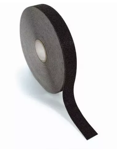 CINTA ADHESIVA ANTIDESLIZANTE NEGRA 25MM 15MT NIVE