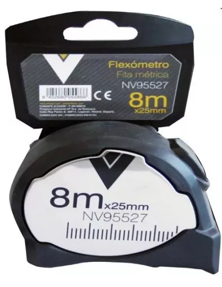 FLEXOMETRO DE 25MM X 8 M METALICO CON FRENO