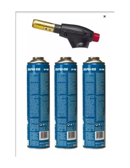 SOPLETE A GAS CON CARTUCHO 400GR