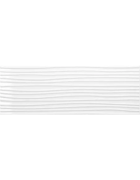 ATRIUM RELIEVE DUNA BLANCO BRILLO 25X70